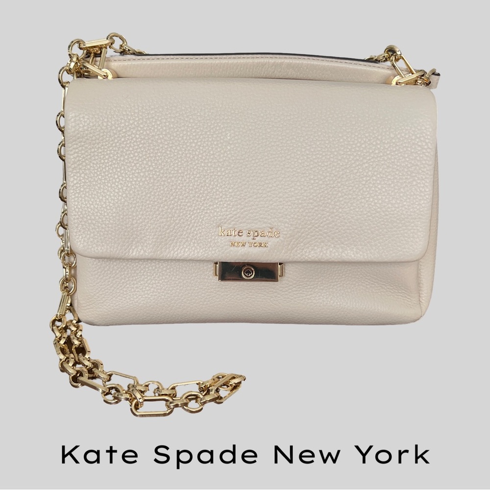 KATE SPADE NEW YORK CARLYLE MEDIUM SHOULDER BAG - COLOR MILK GLASS
